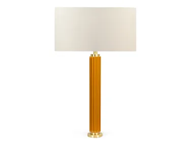 JULI - Wooden table lamp with fabric shade _ JOSÉ LEITE DE CASTRO